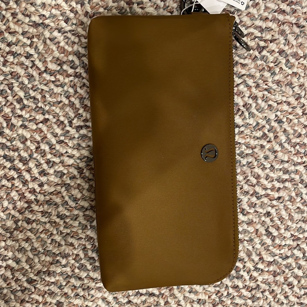 Lululemon Curved Wristlet Brown
